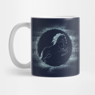 Frost jumping horse Mug